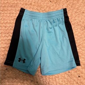 Under Armour Light Blue and Black Shorts